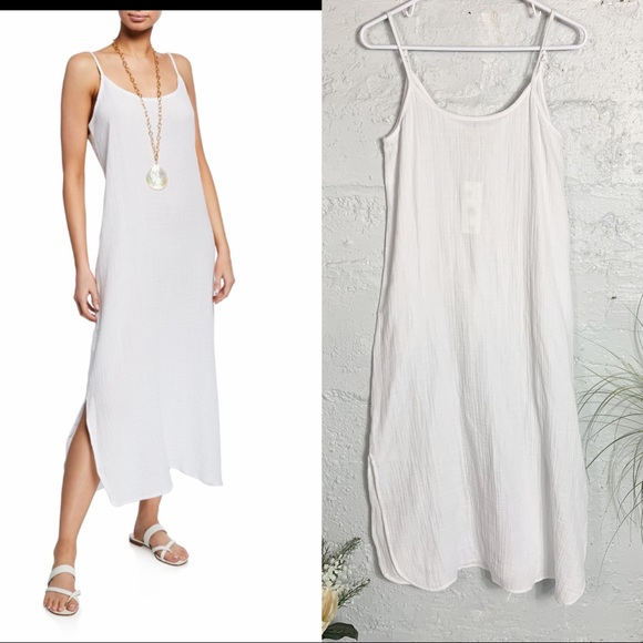 eileen fisher gauze dress